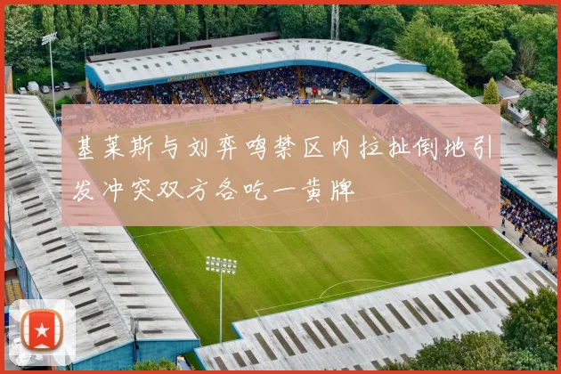 基莱斯与刘弈鸣禁区内拉扯倒地引发冲突双方各吃一黄牌